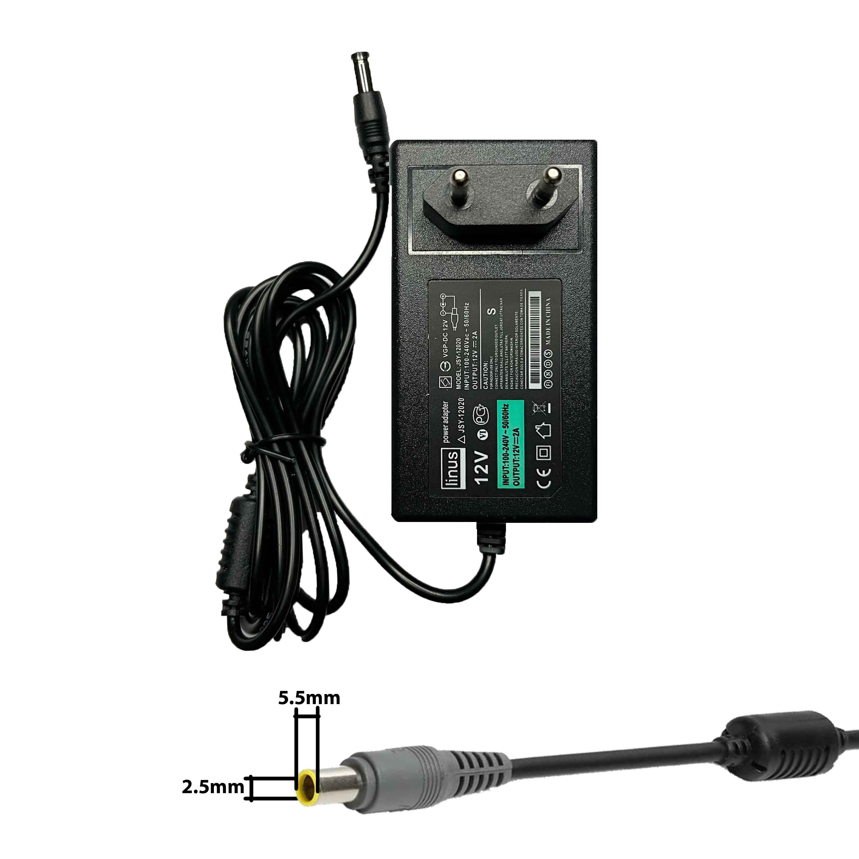 102004005 LG Adapter 12V 2A (5.5*2.5) - Image 1
