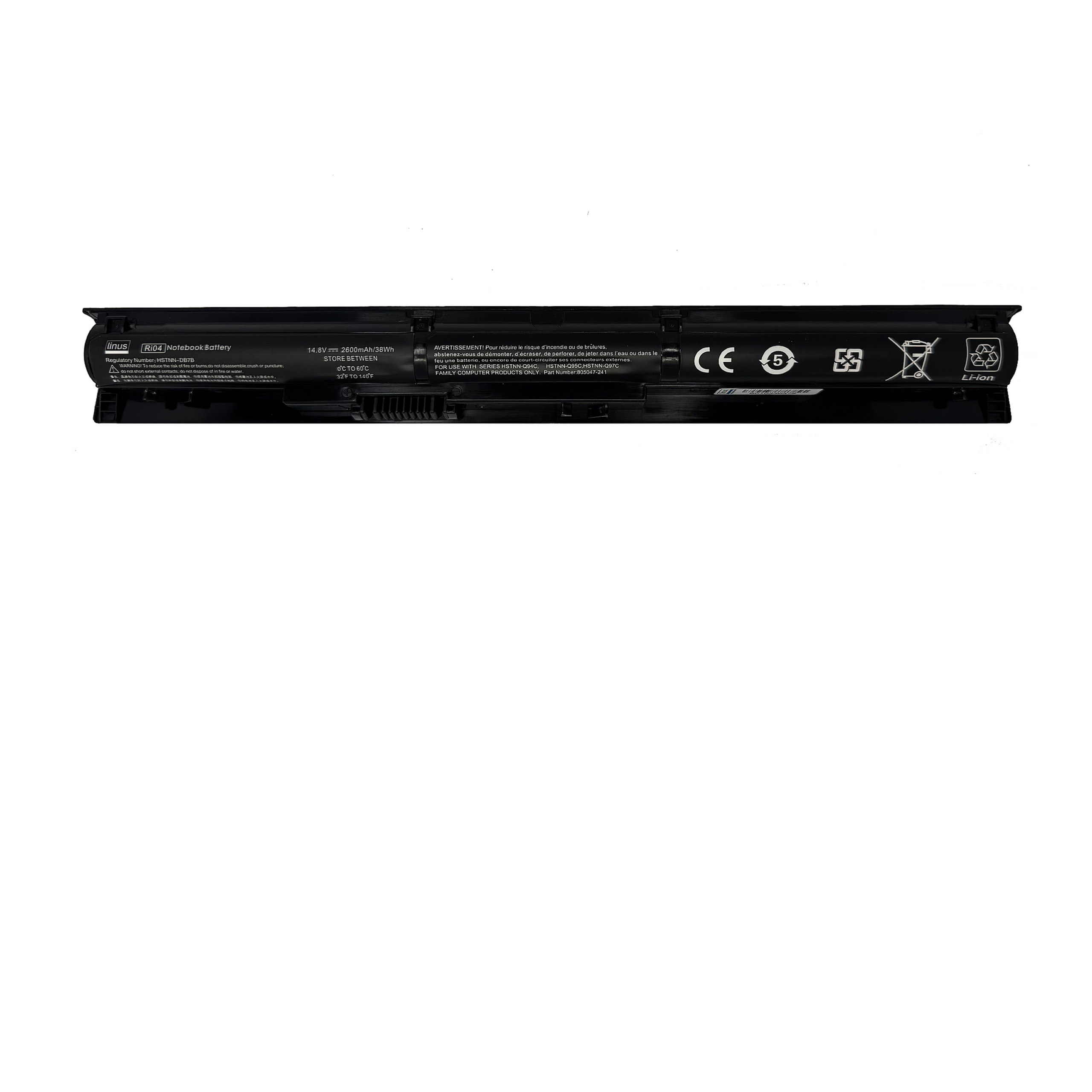 102001033 HP BATTERY 450-G3 RI04 4CELL 2600MAH - Image 1