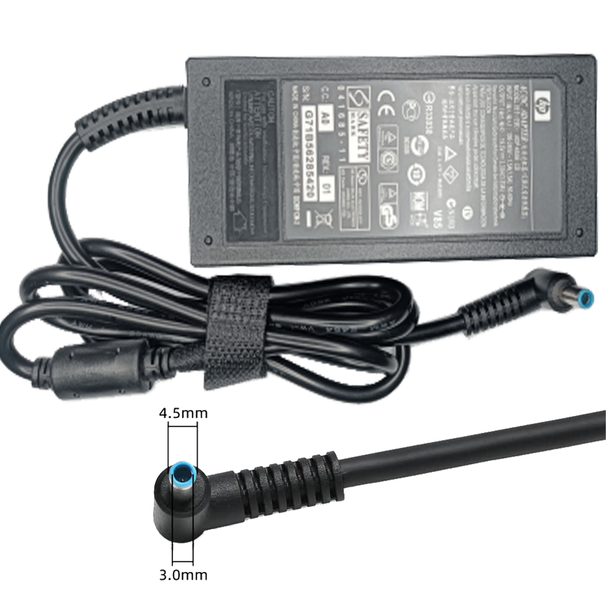 HP Adapter 19.5V 3.33A BLUE (4.5*3.0) 65W — تصویر ۳