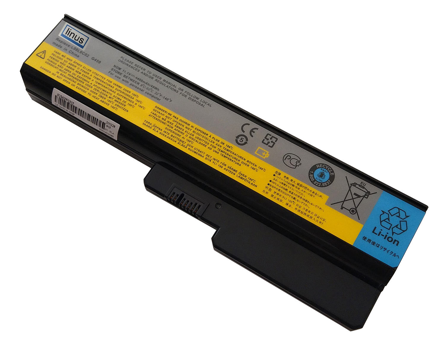 7001.1.1 باتري لنوو LENOVO G550 6CELL 40WH - Image 1