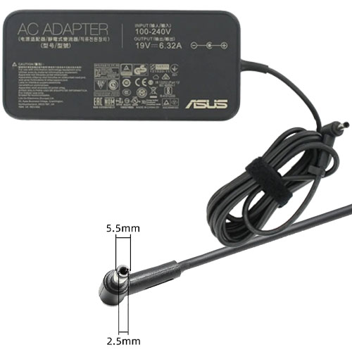 7015 ASUS Adapter 19V 6.32A (5.5*2.5) SQUARE 120W - Image 1