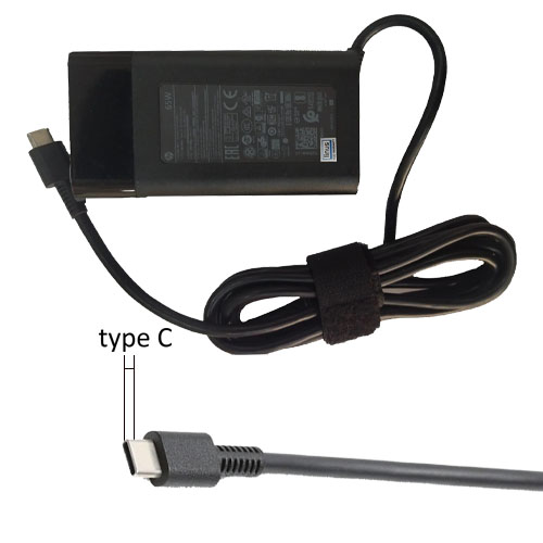 5007 HP Adapter TYPE-C 65W OVAL 65W - Image 1