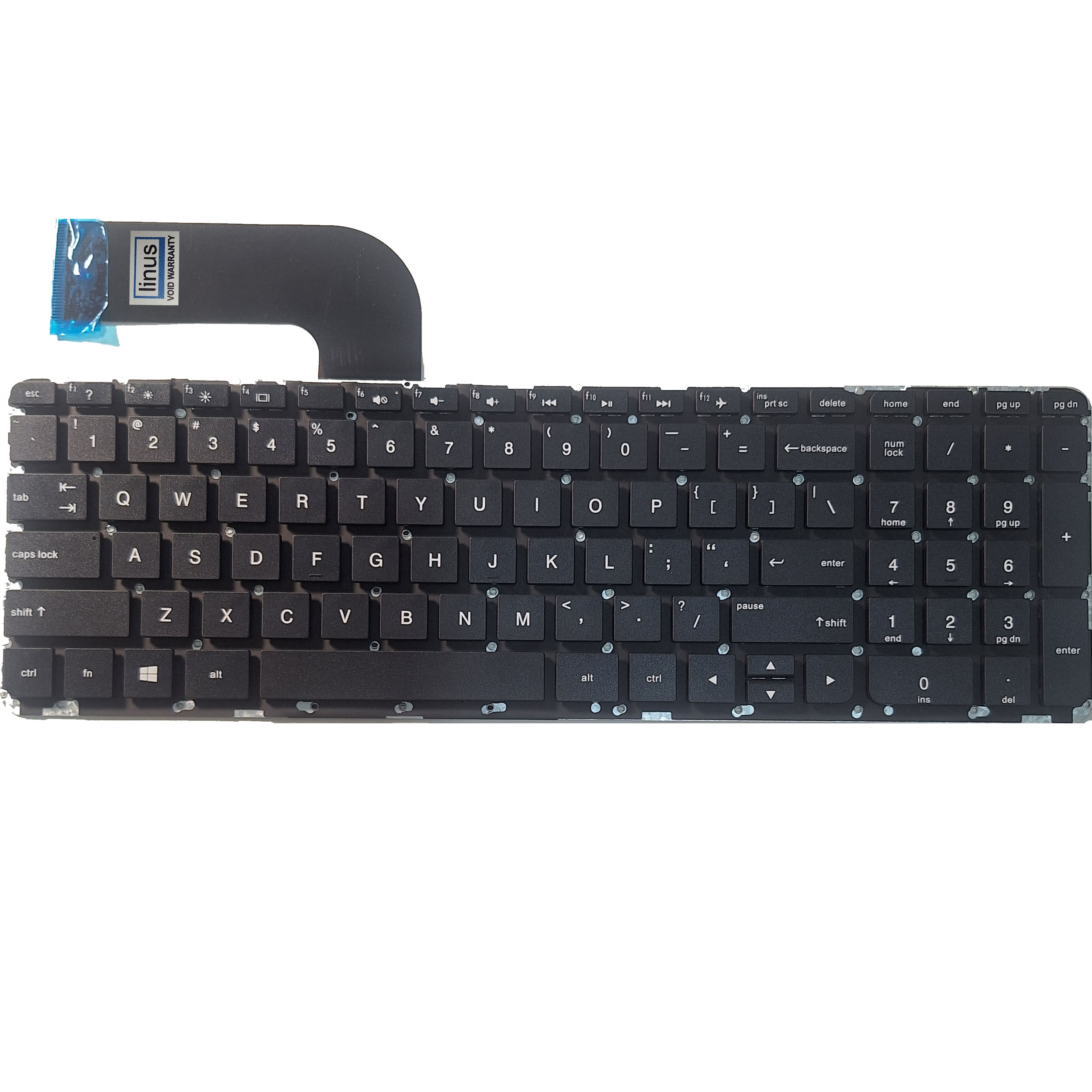 1009 KEYBOARD LAPTOP HP ZBOOK 15 G5 BLACK - Image 1