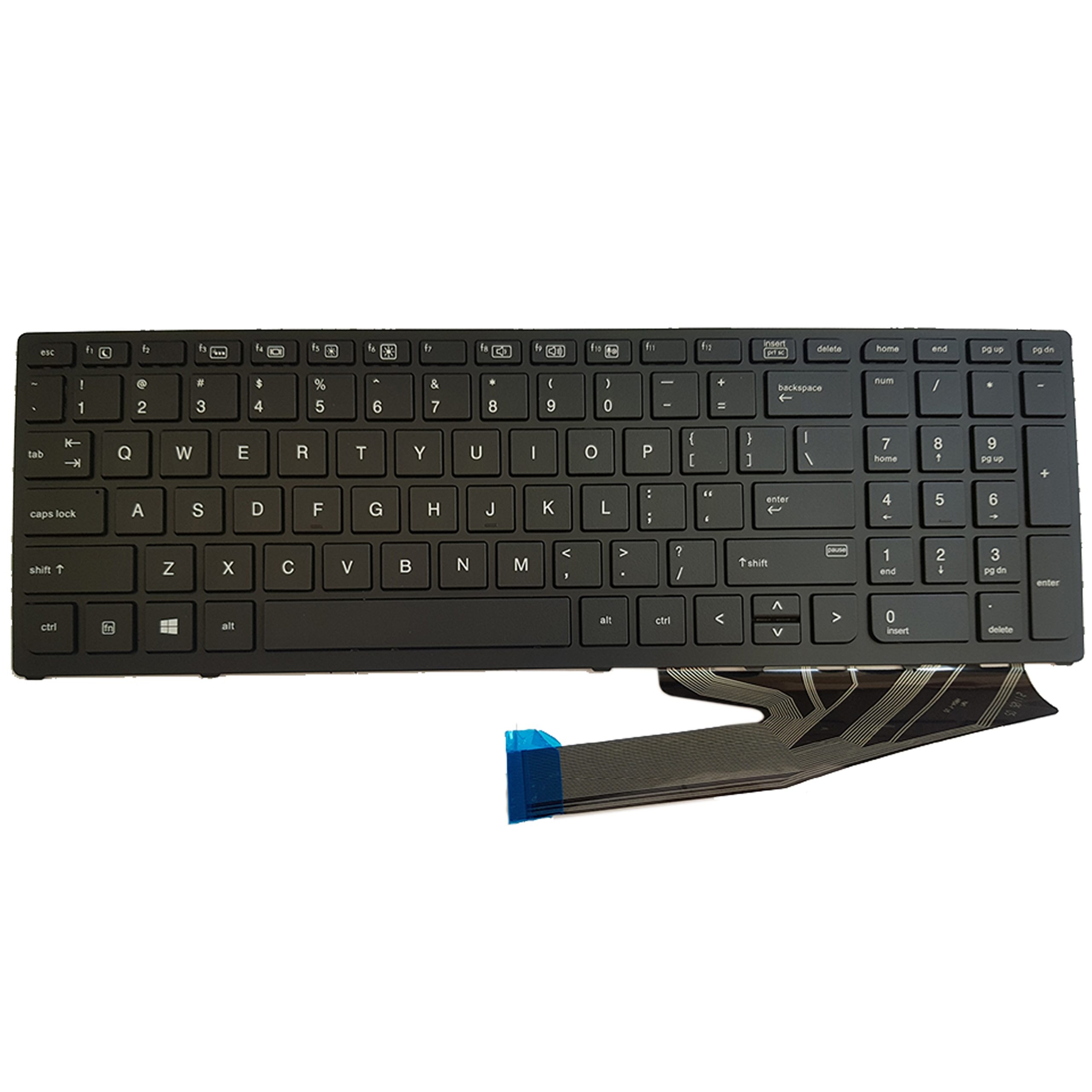 108001017 KEYBOARD LAPTOP HP PAVILION 15P / 15K BLACK - Image 1