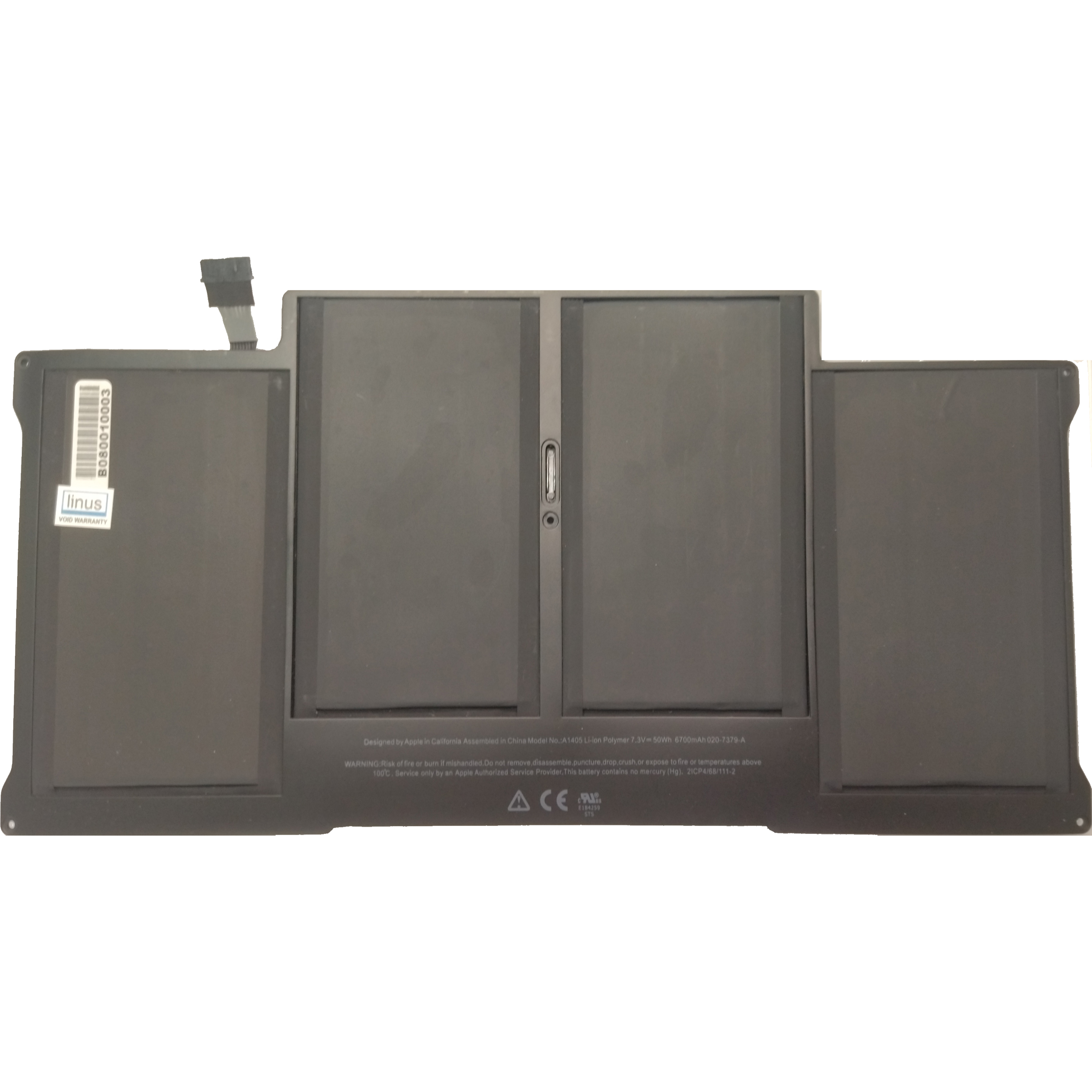 8001 APPLE BATTERY 1405 6700MAH - Image 1