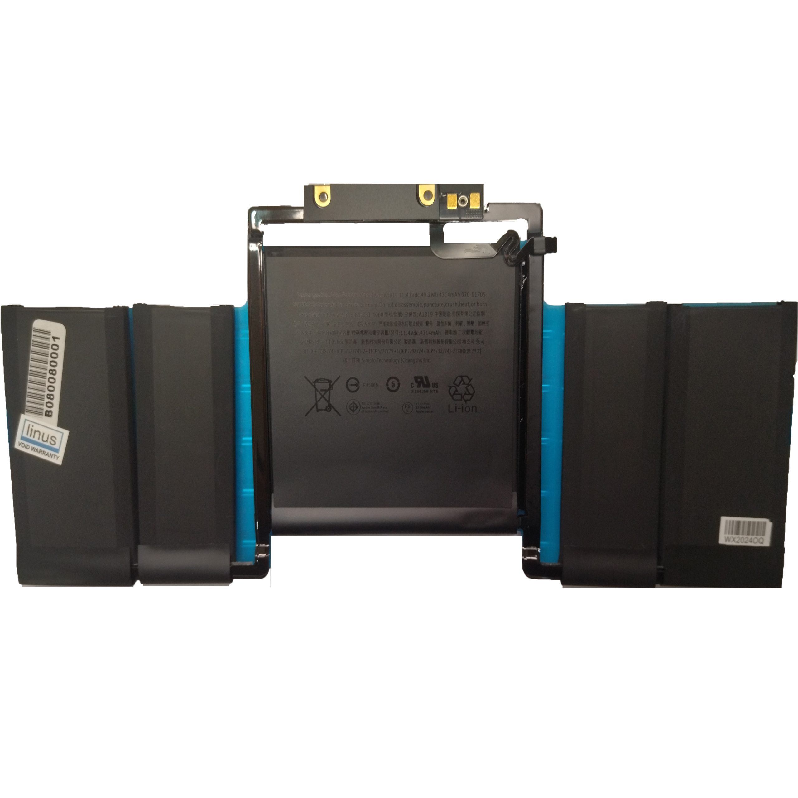 8008.1.1 APPLE BATTERY 1819 4314MAH - Image 1