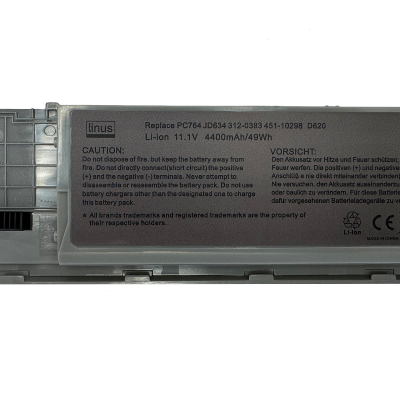 DELL BATTERY D620 PC764 4400MAH