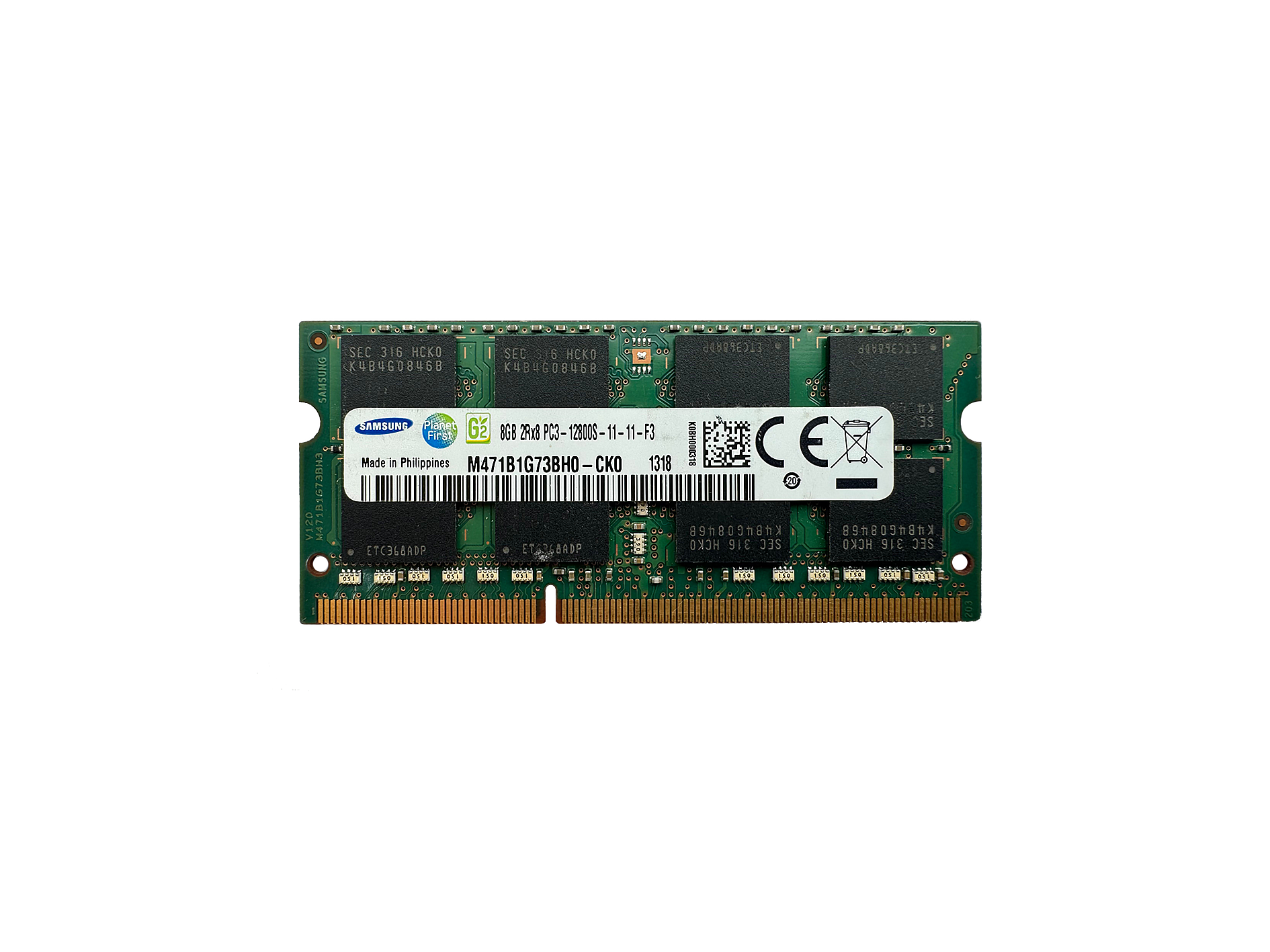 105003 رم لپتاپ سامسونگ RAM 8G DDR3 12800 PC3